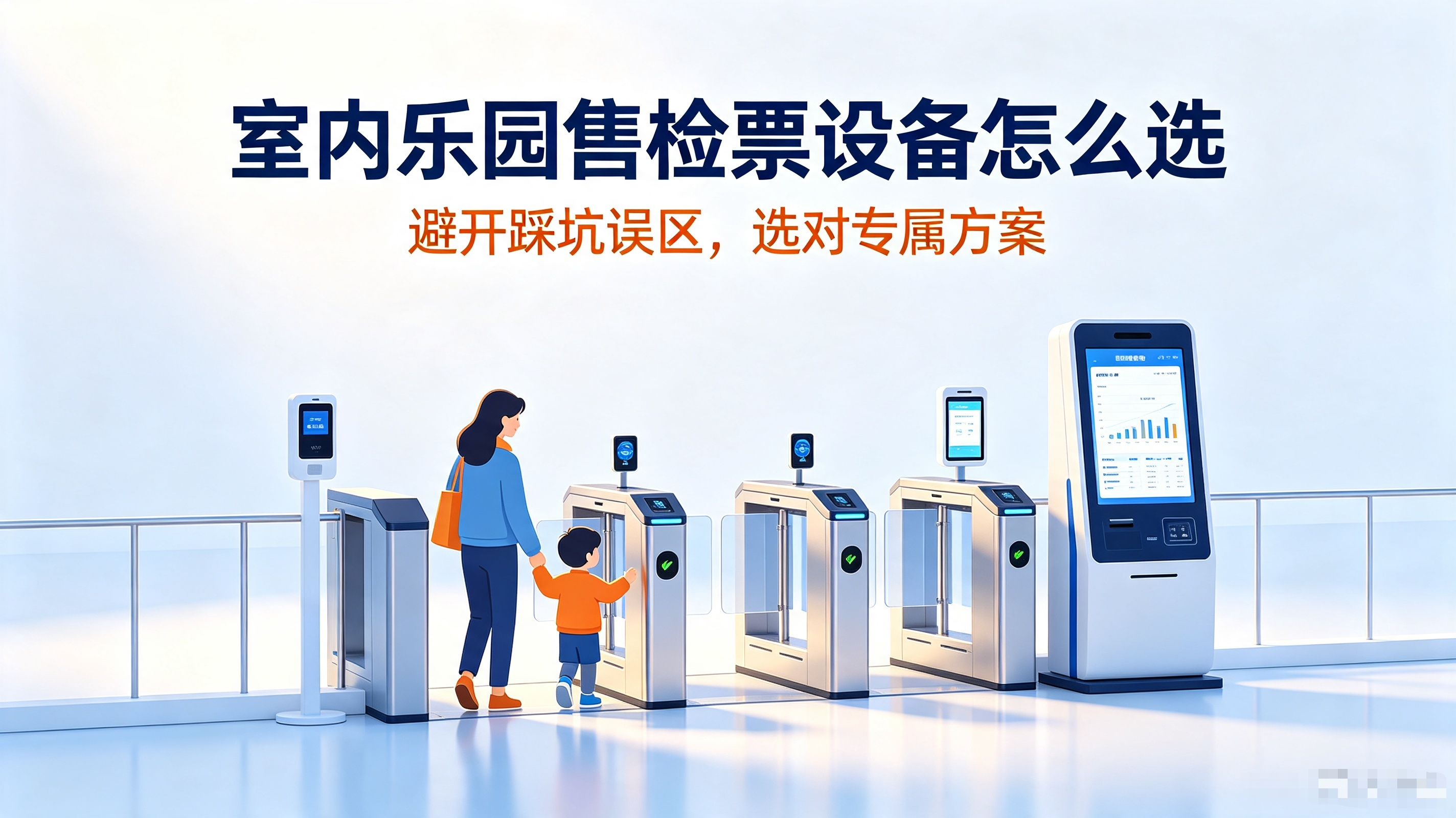 室内乐园售检票设备怎么选?避开踩坑误区,选对专属方案