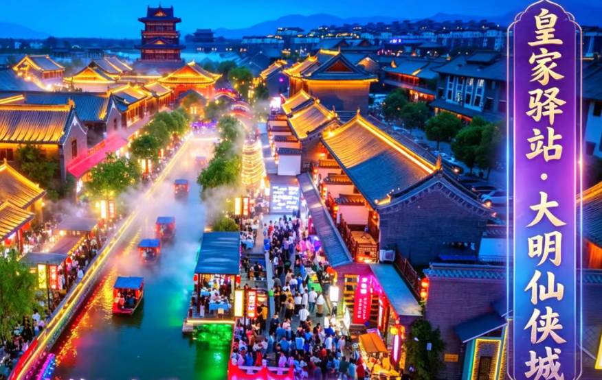 河南驻马店皇家驿站大明仙侠城与小泥人签约,落地多商户多业态售检票系统