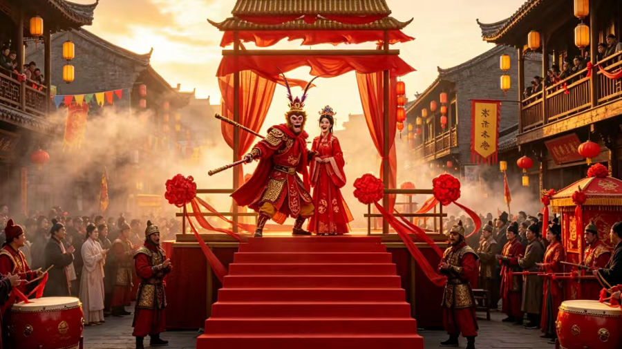 小泥人签约皇家驿站·大明仙侠城 多商户多业态票务系统落地驻马店